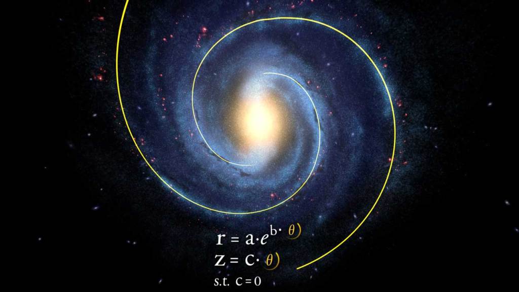 Mathematics describes the shape of a spiral galaxy, and Musica explains why it is beautiful. 