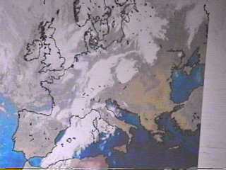 Weather satellite
image