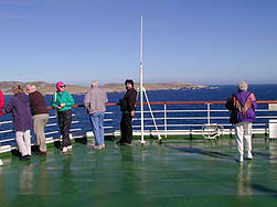 Scenic cruising in the Falklands