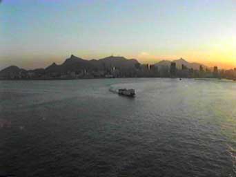 Sunset over Rio
