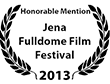 Winner Jena Fulldome Festival 2013 Honorable Mention